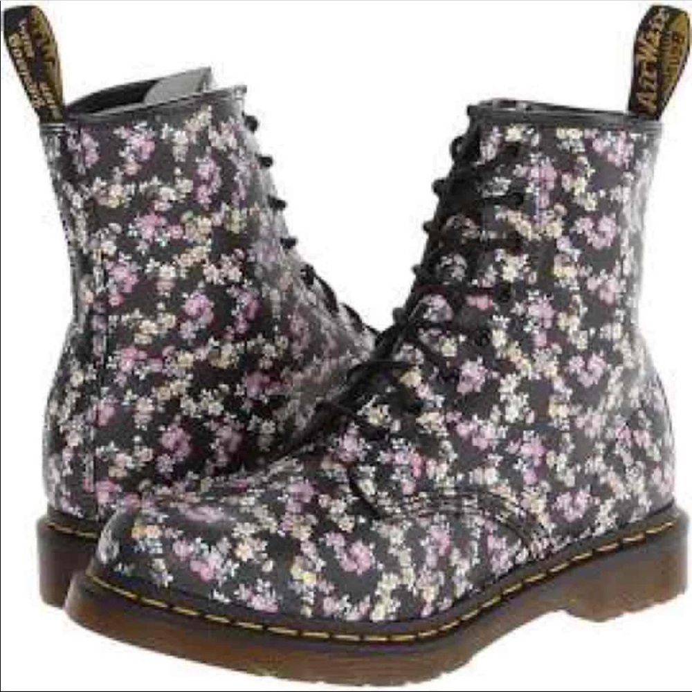 Rare floral Dr. martens